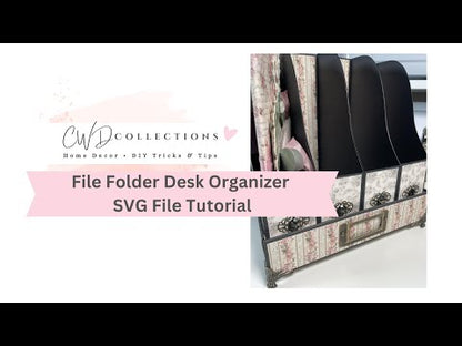 Mini File Folder Desk Organizer Digital File